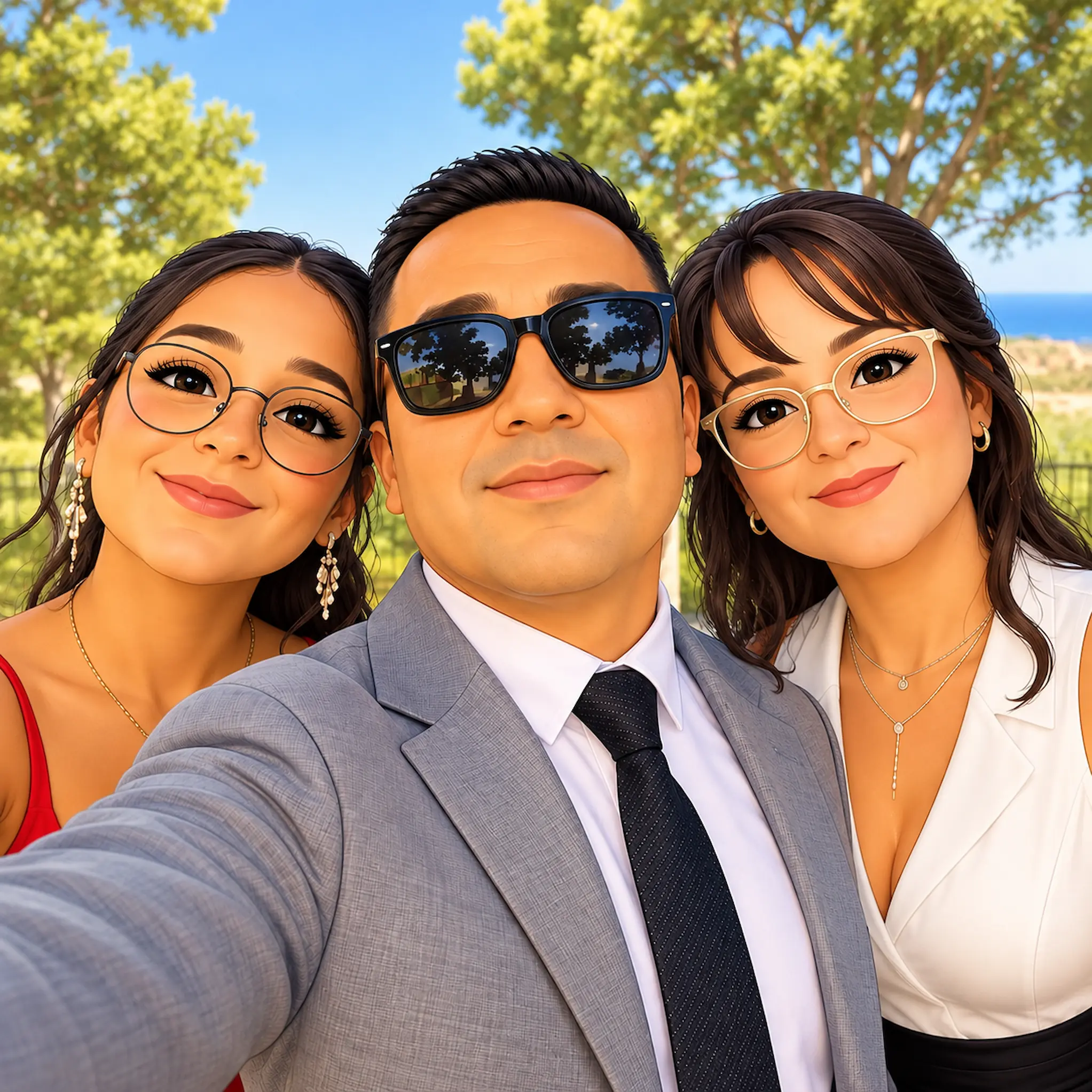 Familia en versión emoji